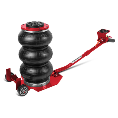 Домкрат подкатной пневматический 3 т, 145-400 мм, Ø255 мм PATRON P-TRA1723