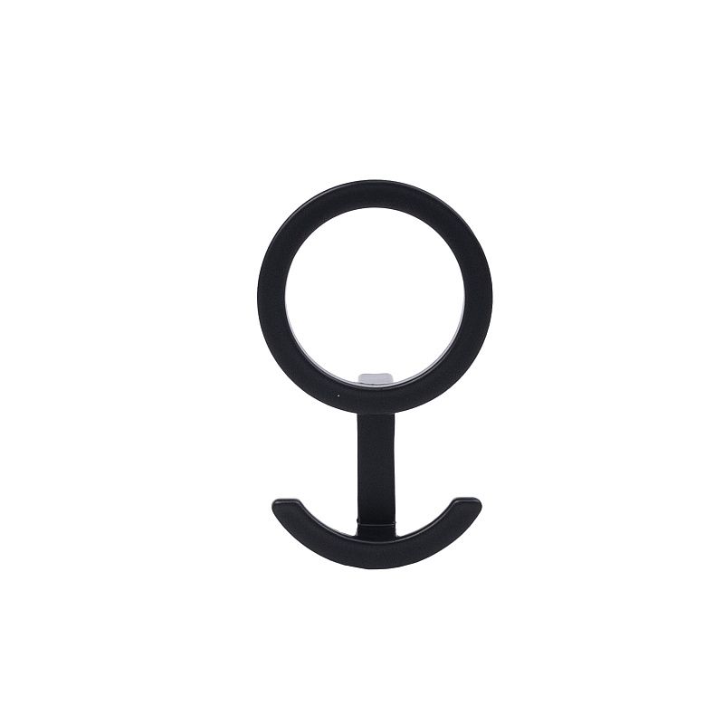 Крючок меб. трехрожковый мет. RONDO черный матовый AKS 113689