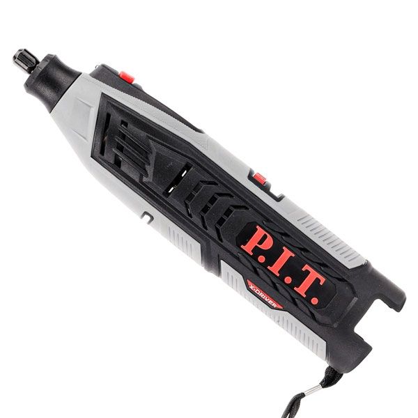 Гравер аккум. SOLO, 12В, 5000-25000 об/мин, цанги 2,4/3,2мм, индикатор заряда PIT PMG12K-024A