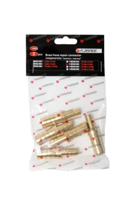 Переходник, "елочка" 8х12 мм, к-т 5 шт Forsage F-HRC08/05K