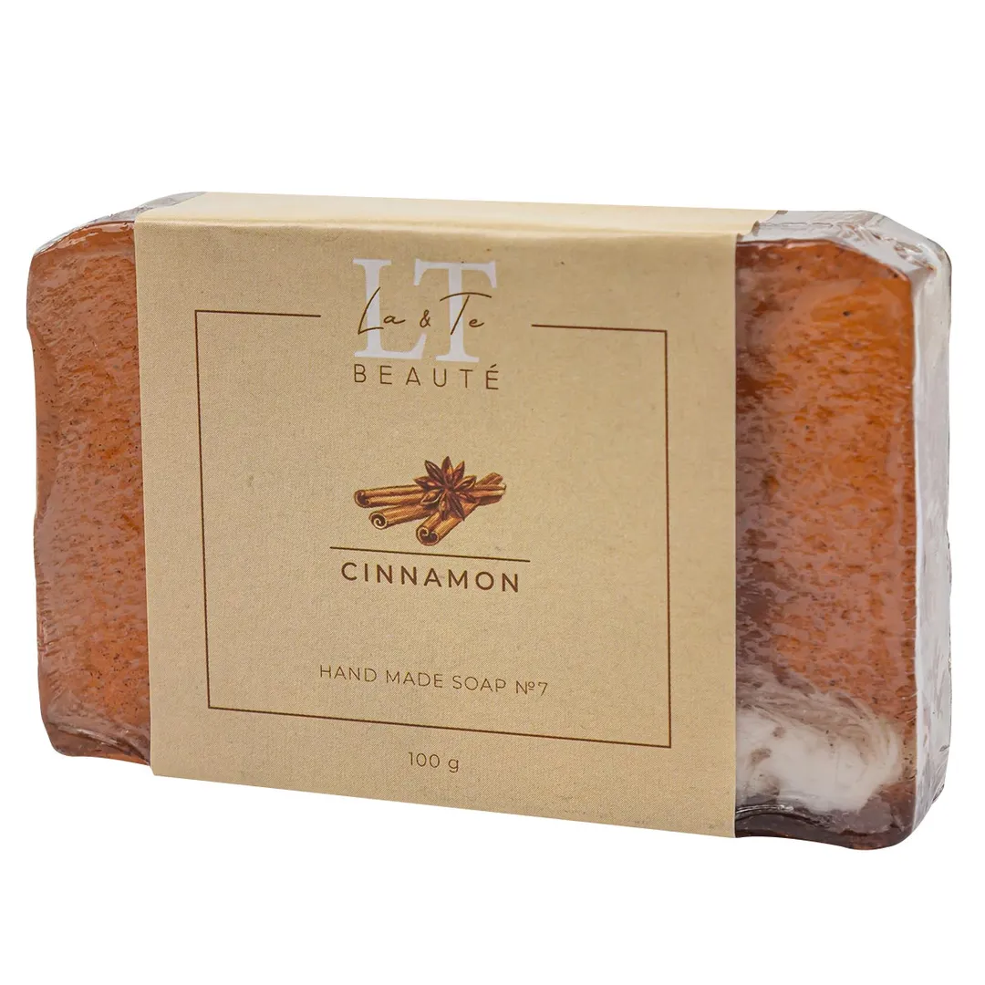 Мыло ручной работы с эфирными маслами КОРИЦА, 100 гр La and Te beaute Мыло КОРИЦА