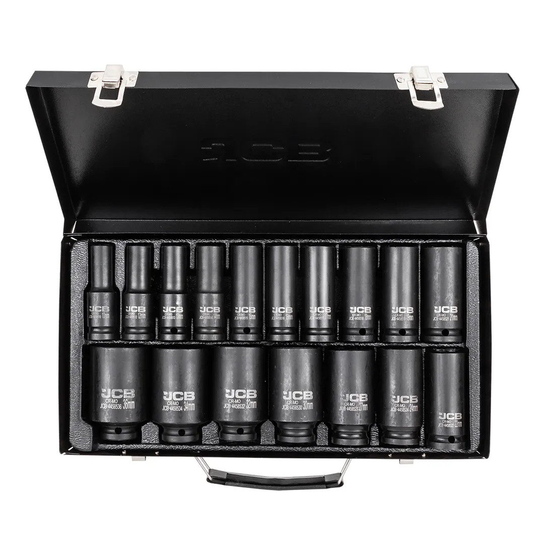 Набор ударных головок 10-36 мм 1/2'' 17 пр 6-гр JCB JCB-4172-5MPB