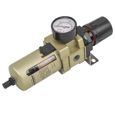Фильтр-регулятор с индикатором давления 3/8" ForceKraft FK-AW4000-03