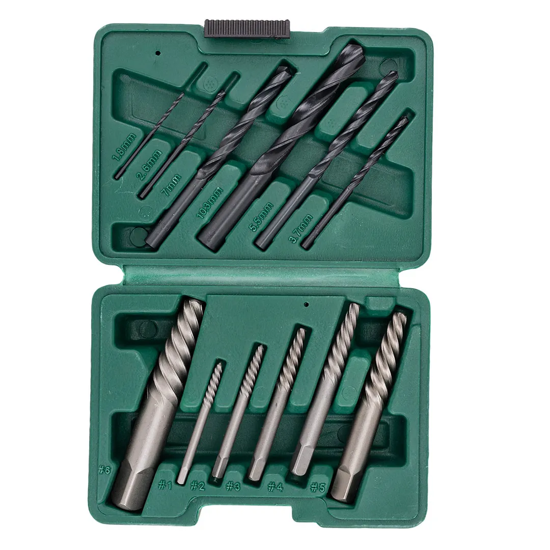 Набор экстракторов резьбы и сверл 12 пр RockForce RF-924U12