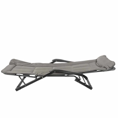 Шезлонг складной темно-серый 1780х670х300 мм, макс. нагрузка 200 кг ISMA ISMA-FG-HY-8000DGR
