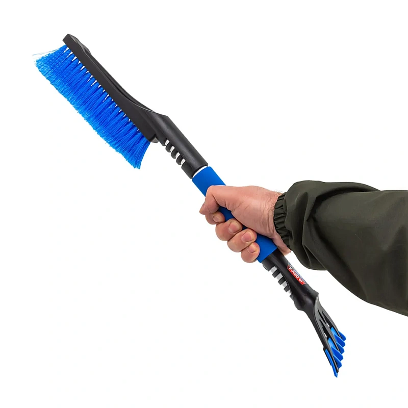 Щетка для снега со скребком 60.5 см Forsage F-X20 bl