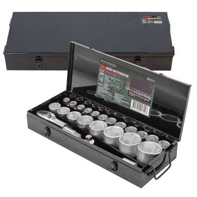 Набор головок 17-65 мм 26 пр 3/4'' 6-гр. RockForce RF-68263-5
