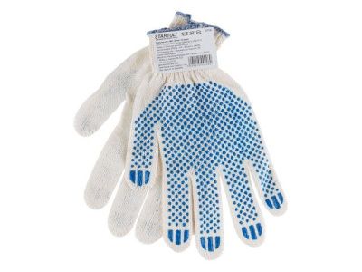 Перчатки х/б с ПВХ ''Точка'', 7,5класс STARTUL ST7191
