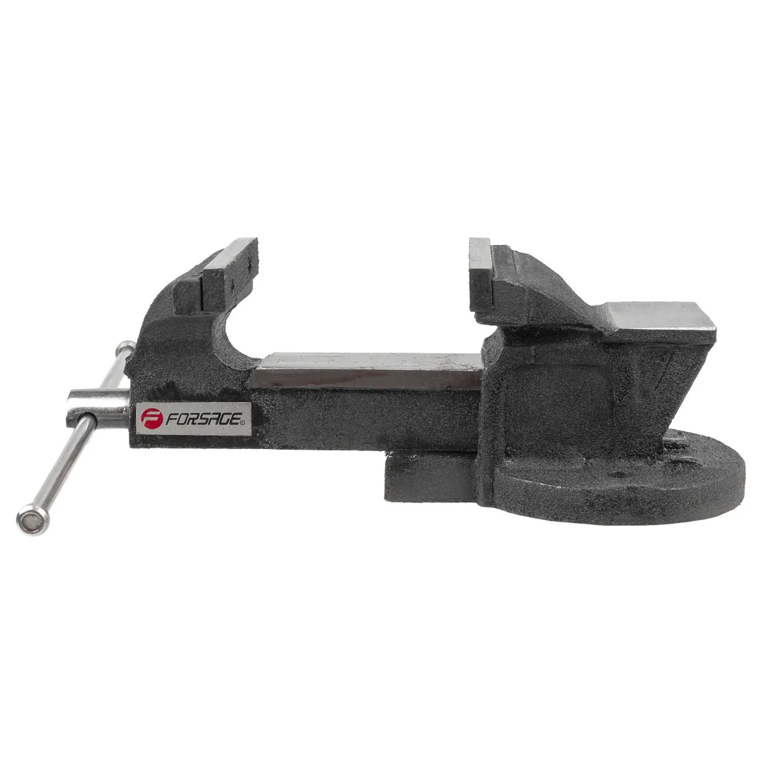 Тиски стальные с наковальней 100 мм Forsage F-6540204