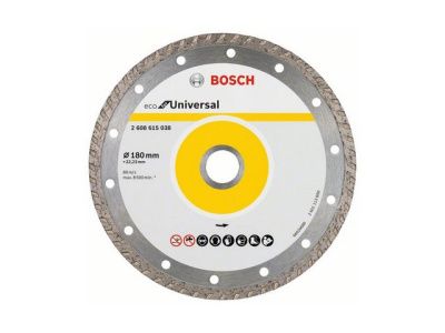 Алмазный круг 180х22 мм универс. Turbo ECO UNIVERSAL Bosch 2608615047