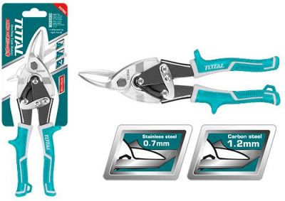 Ножницы по металлу 250 мм с левым резом TOTAL THT521106