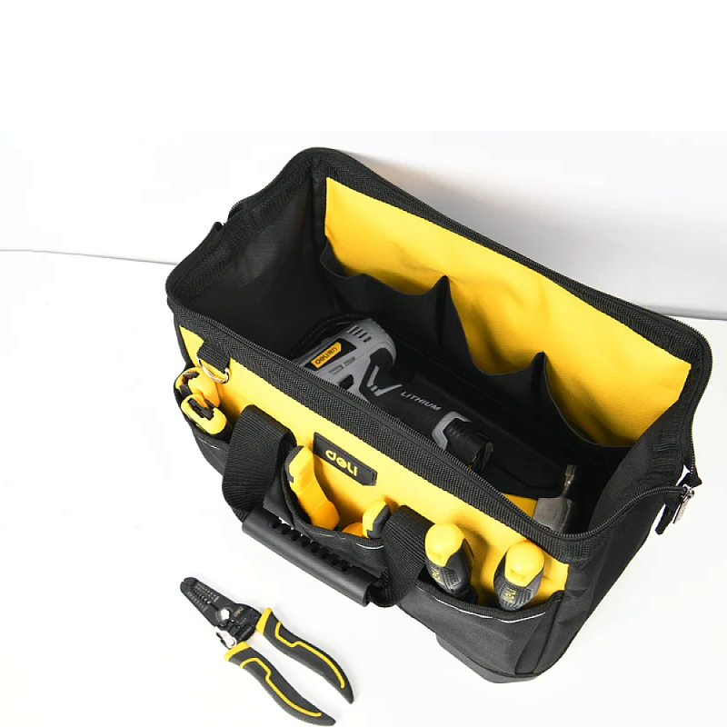 Сумка для инструментов Deli YS DL586120, 410 x 220 x 250 мм, 13 карманов