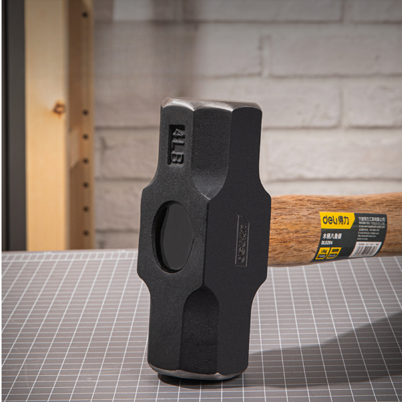 Кувалда Deli YS DL5204, 1.8 кг, деревянная рукоятка