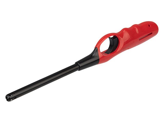 Пьезозажигалка бытовая газовая клаичеким пламенем многоразовая (1 шт.) краная СК-302L СОКОЛ 61-0961