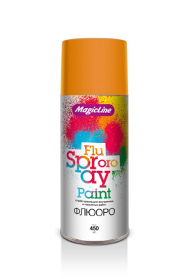 Краска оранжево-желтая флюорисцентная (265г) Magicline 1060