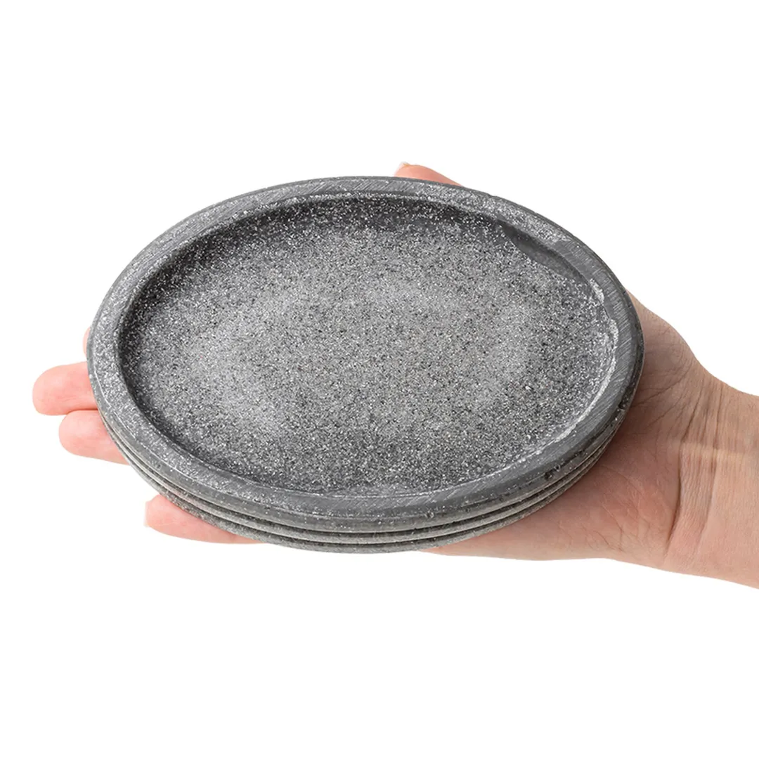 Набор для ванной комнаты 4 пр., мыльница, дозатор для мыла, подставка для зубных щеток, подставка для косметических аксессуаров La and Te beaute LT-BS-9