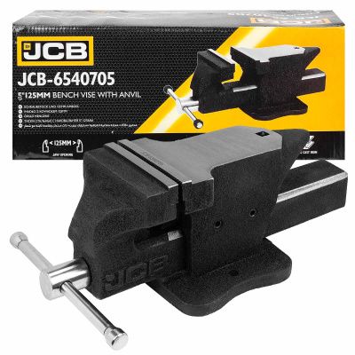 Тиски стальные с наковальней 125 мм 5'' JCB JCB-6540705