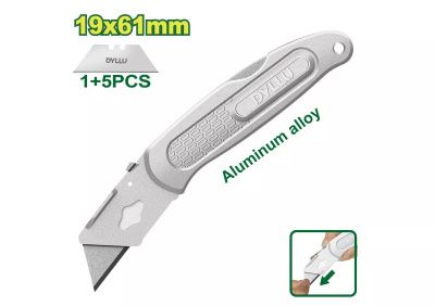 Нож строительный выдвижной 61х19мм DYLLU DTSK9461