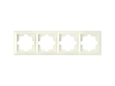 Рамка 4-местная бежевая, Стиль, Bylectrica ЮЛИГ.735212.217 беже