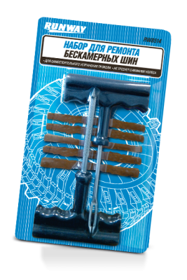 Набор для ремонта бескамерных шин RUNWAY RW8514