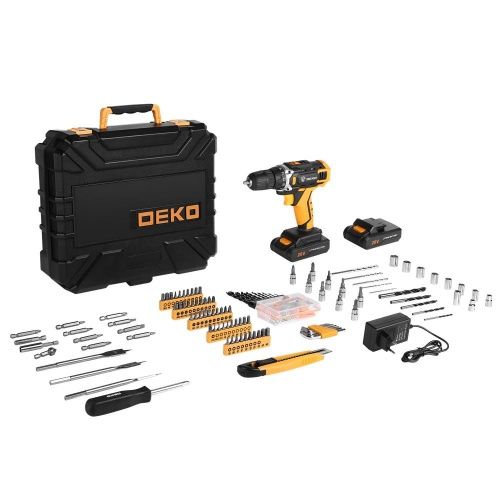 Дрель-шуруповерт аккумуляторная DKCD20FU-Li SET 193 DEKO 063-4179