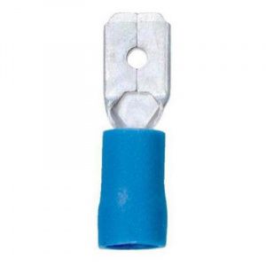 Штекерный разъем изолир. "папа" 6,3х0,8 мм, синий WÜRTH 05589452
