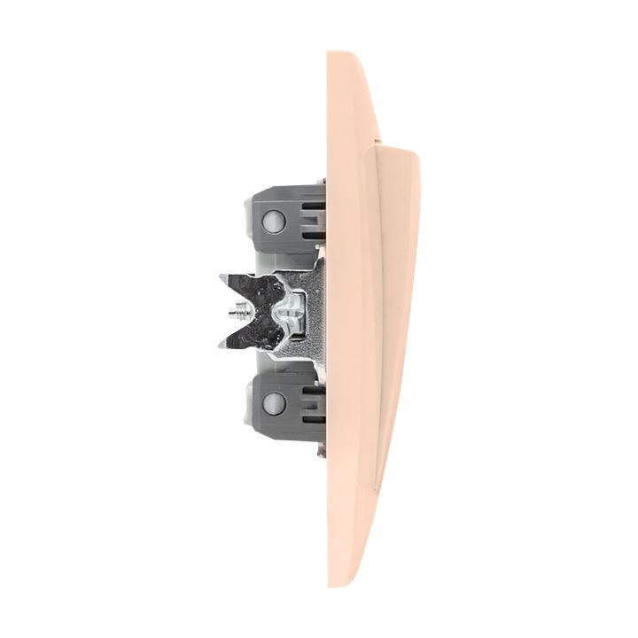 Валенсия выключатель 1-кл, 10А кремовый проходной EKF PROxima EWV10-025-20