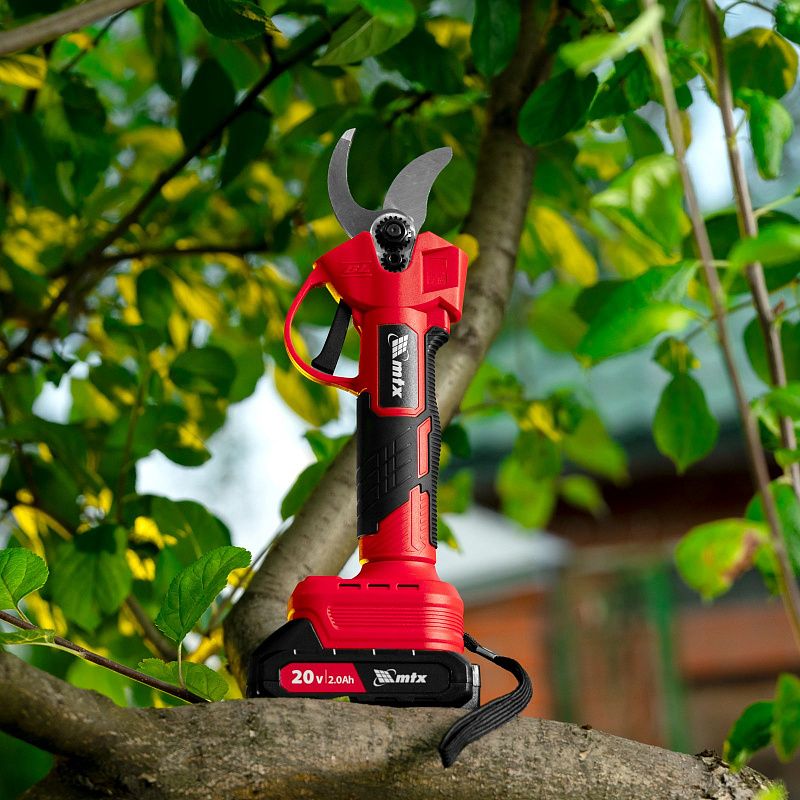 Секатор аккумуляторный, бесщет., BP-25, Li-Ion, 20 В MTX 59437