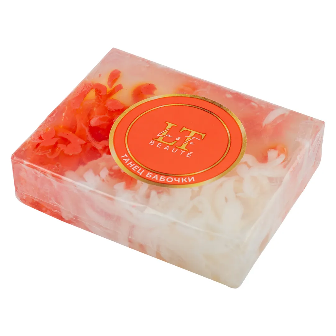 Мыло твердое ручной работы с добавлением эфирных масел ''Танец бабочки'' La and Te beaute LT-6266(+ уп)