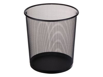 Корзина для бумаг, 26.5х22х28, черная, REDONDA, объем: 12 л. Perfecto Linea 22-700200