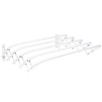 Сушилка для белья настенная складная 6 м, 1200х450х185 мм, белый NIKA СН120Б