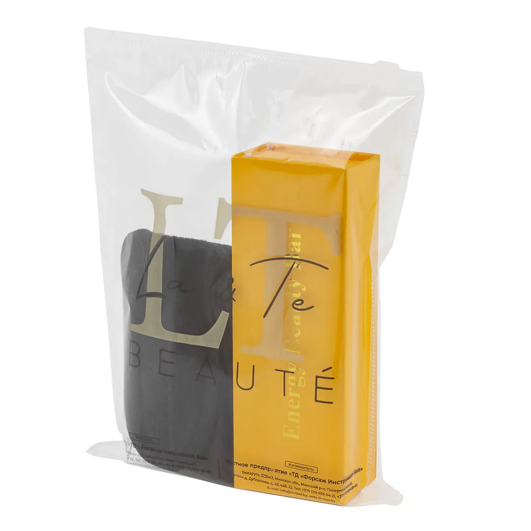 Набор, массажер для кожи вокруг глаз, повязка на голову на липучке La and Te beaute LT-32