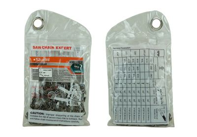 Пильная цепь 14" (35 см), шаг 3/8", толщ. зуб 1.3 mm, зуб, круглый,  Sturm! SC38013CRT-50