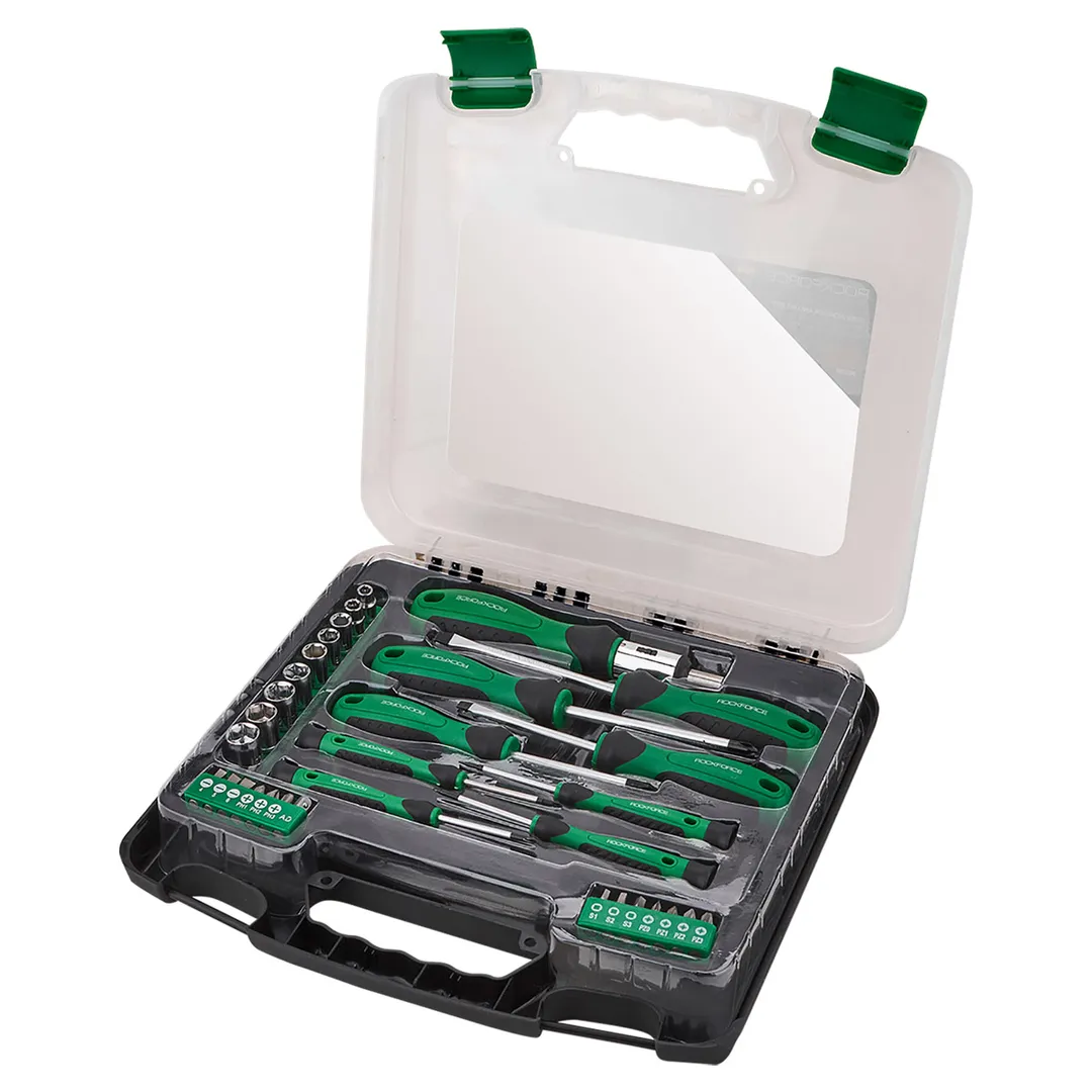 Набор отверток в комплекте с битами и 6-гр головками 32пр. RockForce RF-7032