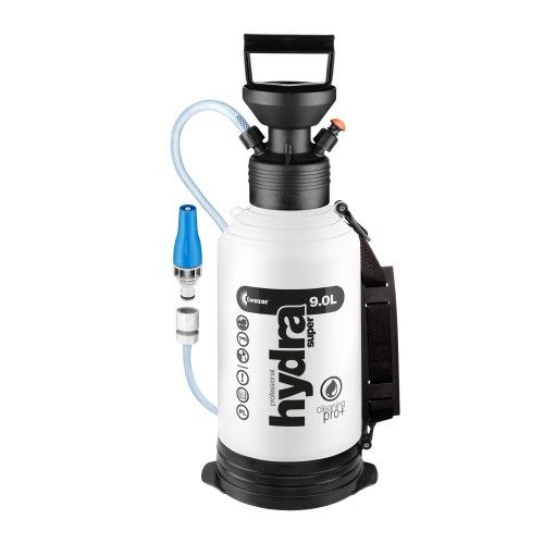 Ручной опрыскиватель Hydra Super Cleaning Pro+ объем 9 л., компрессионный Kwazar WTP.1362