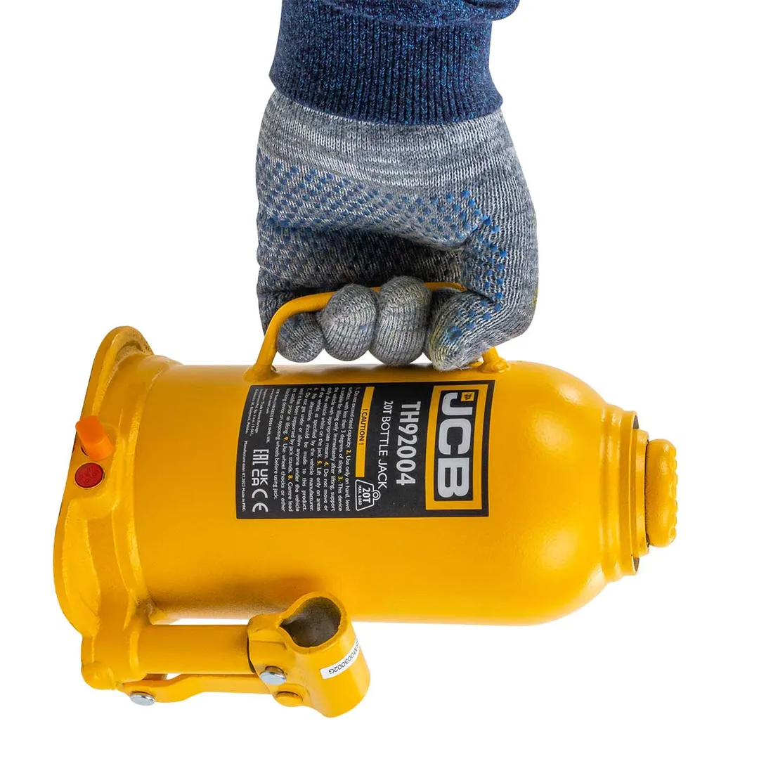 Домкрат бутылочный 20 т 235-445 мм с клапаном JCB JCB-TH92004