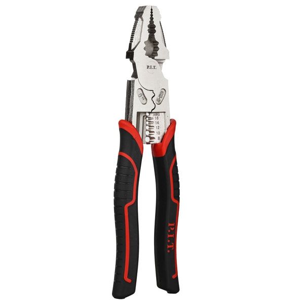 Плоскогубцы многофункциональные усиленные DRUA HPLP01-0225A, 225мм, 6в1, эксцентрик, никель PIT HPLP01-0225A