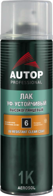 Лак УФустойчивый, высокоглянцевый, аэрозольный 650 мл №6 AUTOP ATP-A07317