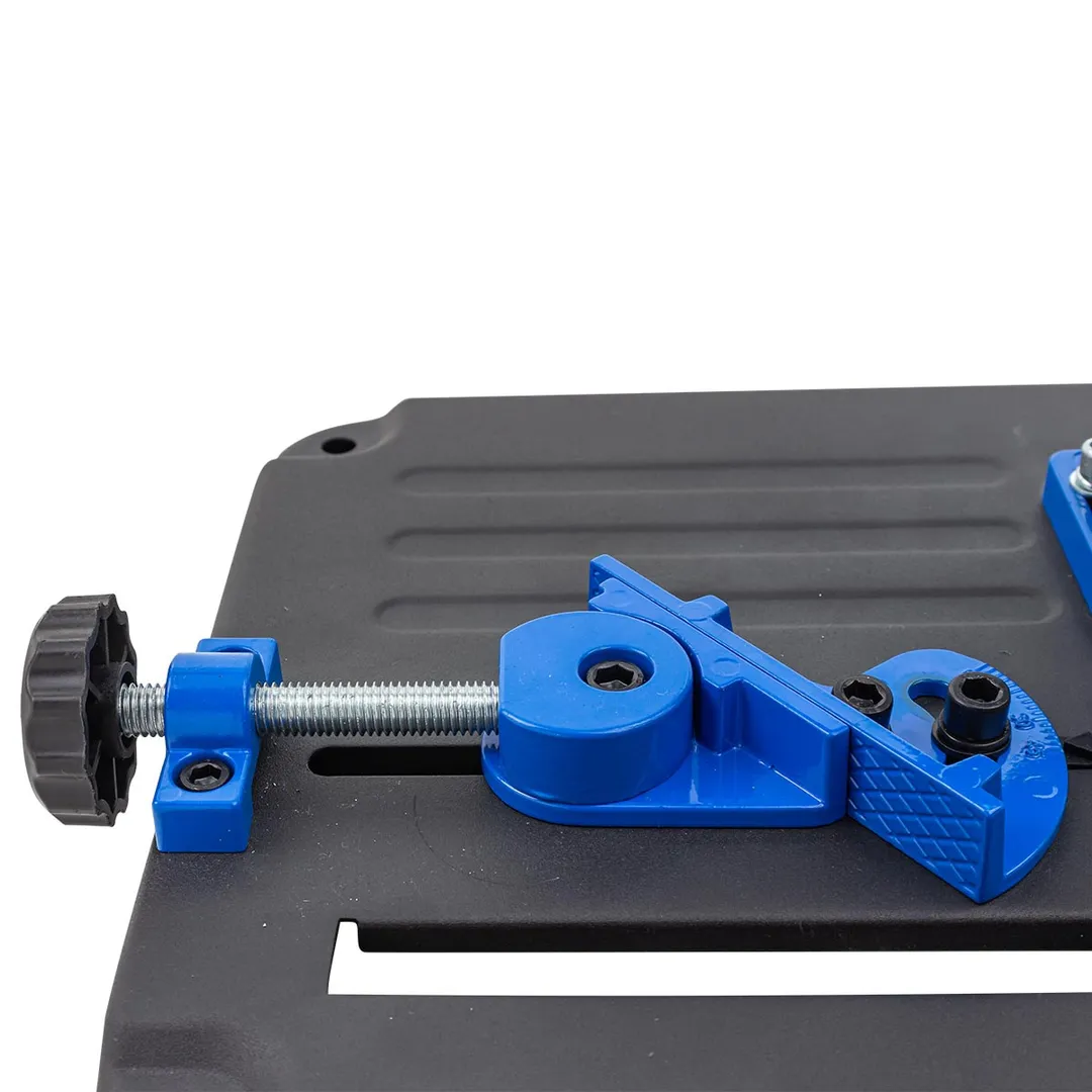 Стойка для УШМ Ø115, 125 мм, высота 260 мм, ход зажима 0-73 мм, размер стола 240х240 мм, глубина пропила 30 мм Forsage F-PEX-6125B