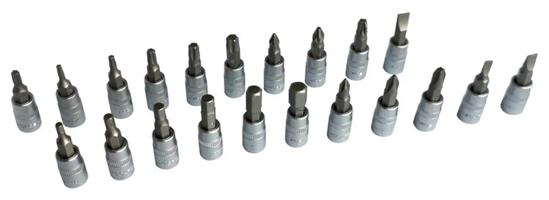 Набор инструмента 46 пр. 1/4'', 6-гран., 4-14 мм RockForce RF-2462-5