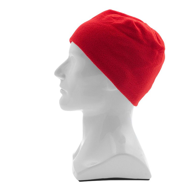 Шапка из флиса для взрослых, размер 58-59, красная Сибртех 68811