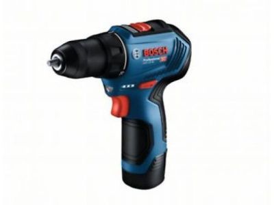 Аккум. ударная дрель-шуруповерт GSR 12V-30 в кейсе, 12.0 В, 2 акк., 2.0 А/ч Li-Ion, 2 скор., 30 Нм, Bosch 06019G9020