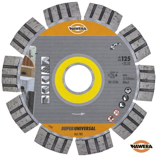 Алмазный диск по армированному бетону HAWERA