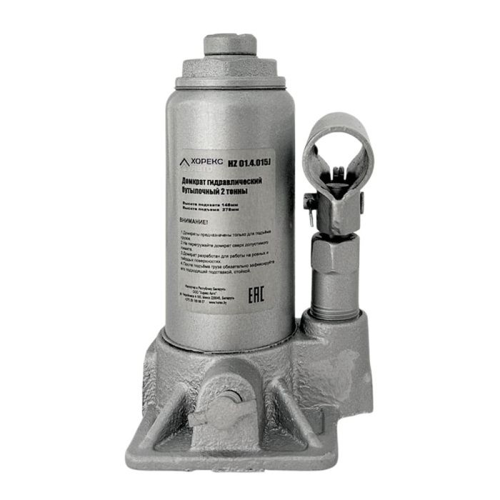 Домкрат бутылочный 2 т, 150-290 мм Horex HZ 01.4.021J