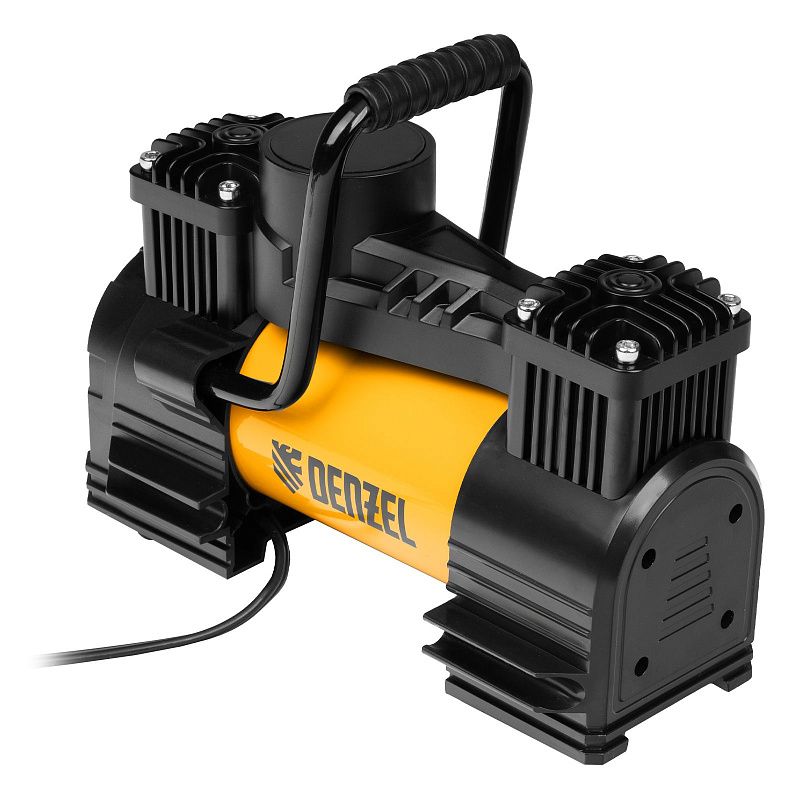 Компрессор автомобильный AC-75, 12 В, 10 атм., 75 л/мин, LED Denzel 58051