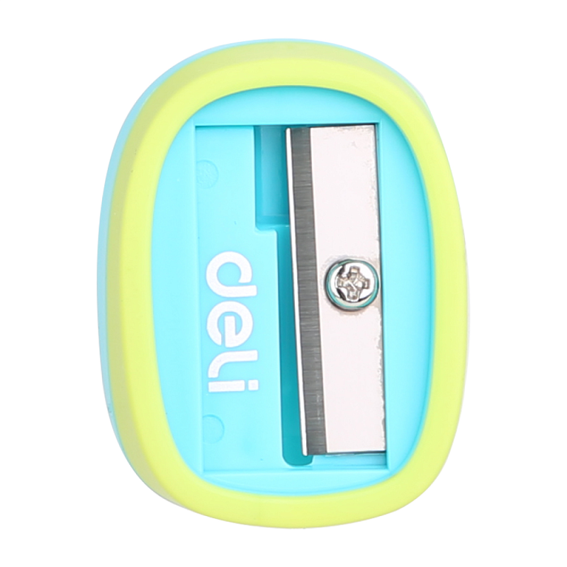 Точилка Deli "Smooth Sharpener", 1 отверстие, ассорти