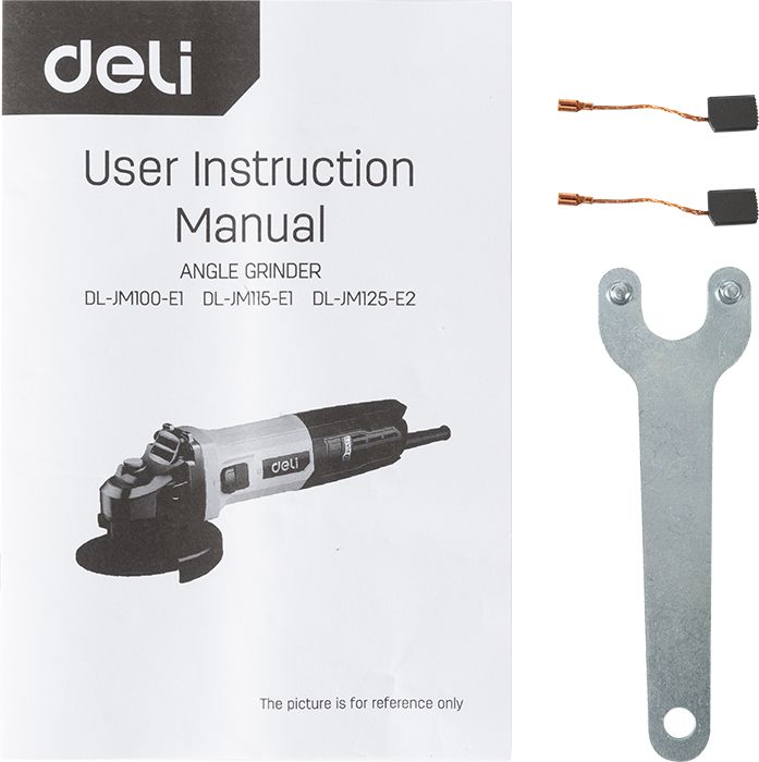 Угловая шлифмашина Deli YS EDL-JM125-E2 750 Вт, 125 мм