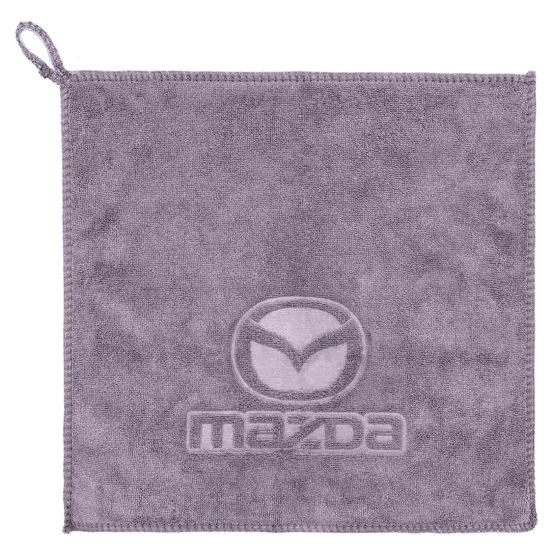 Салфетка чистящая микрофибра с логотипом 30*30 см 3 шт/уп Forsage F-NHE33 MAZDA