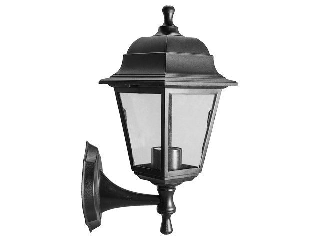 Светильник садово-парковый настенный "Леда", черный, НБУ 04-60-001, Юпитер JP1406