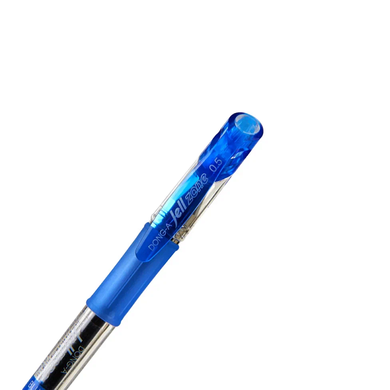 Ручка гелевая "Jell-Zone Standard", 0.5 мм, прозрачный, стерж. синий